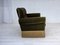 Danish 3-Seater Sofa in Green Furniture Velour & Ash Wood Legs, 1970s 20