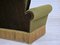Danish 3-Seater Sofa in Green Furniture Velour & Ash Wood Legs, 1970s, Image 3