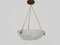 Art Deco Pendant Light in Glass Paste from Verrerie Dart Degué, 1930s, Image 5