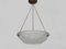 Art Deco Pendant Light in Glass Paste from Verrerie Dart Degué, 1930s, Image 7