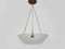 Art Deco Pendant Light in Glass Paste from Verrerie Dart Degué, 1930s, Image 3