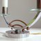 Französische Art Deco Tischlampen aus Chrom & Glas, 2er Set 10
