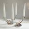 Französische Art Deco Tischlampen aus Chrom & Glas, 2er Set 9
