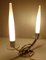 Französische Art Deco Tischlampen aus Chrom & Glas, 2er Set 5