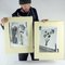 Keramik Kunstwerk von Ditta Abrhamova, Tschechoslowakei, 1980er, Große Fotografien, 2er Set 1