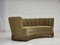 Danish 3-Seater Banan Sofa in Green Furniture Velour, 1960s, Image 12