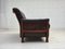 Scandinavian 3-Seater Sofa in Furniture Leather, Teak Wood Legs & Bent Wood, 1970s, Image 18