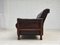 Scandinavian 3-Seater Sofa in Furniture Leather, Teak Wood Legs & Bent Wood, 1970s, Image 19