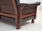 Scandinavian 3-Seater Sofa in Furniture Leather, Teak Wood Legs & Bent Wood, 1970s, Image 3