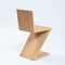 Set von Zigzag Chairs aus Elmwood, Gerrit Thomas Rietveld für Rietveld zugeschrieben, 1990er 3