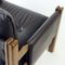 Brown Leather and Walnut Lounge Chairs from Ton, Former Czechoslovakia, 1990s, Set of 2 12