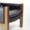 Poltrone in pelle marrone e noce di Ton, Ex Cecoslovacchia, anni '90, set di 2, Immagine 5