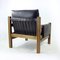 Brown Leather and Walnut Lounge Chairs from Ton, Former Czechoslovakia, 1990s, Set of 2 10