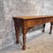 Antique European Oak Side Table, 1920s, Image 8