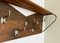 Art Deco Dutch Wall Mounted Coat Rack in Walnut Wood, 1930s, Image 7