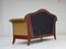 Biedermeier Danish 2-Seater Sofa in Furniture Velour, 1950s 14