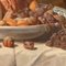 Jean-Louis Georges, Still Life with Fruit and Cheese, 1882, Oil on Canvas, Framed 7