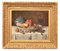 Jean-Louis Georges, Still Life with Fruit and Cheese, 1882, Oil on Canvas, Framed 1