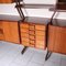Italian Free-Standing Wooden Bookcase, 1960s, Image 5