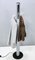 Vintage Steel and Acrylic Glass Illuminated Coat Rack, 1970s, Image 3