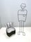 Vintage Sessel mit Holographischem Bezug aus Stoff, 1950er, 2er Set 3