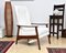 Fauteuil avec Repose-Pieds Pliant en Bouclé Crème, 1960s 1