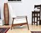 Fauteuil avec Repose-Pieds Pliant en Bouclé Crème, 1960s 7