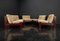 Fauteuils Brutaliste en Pin et Cuir par Carl Straub, 1960s, Set de 5 48