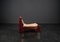 Brutalist Lounge Chairs in Pine and Leather by Carl Straub, 1960s, Set of 5 32