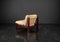 Brutalist Lounge Chairs in Pine and Leather by Carl Straub, 1960s, Set of 5 28