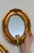 Appliques Mid-Century en Bois Doré avec Miroirs, Suède, Set de 2 9
