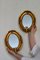 Appliques Mid-Century en Bois Doré avec Miroirs, Suède, Set de 2 5