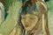 Elisita, Sisters, 1970s, Oil Painting, Framed 5