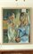 Elisita, Sisters, 1970s, Oil Painting, Framed 9