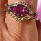 Edwardian Ruby and Diamond Cluster Ring, 1910s, Image 11