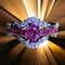 Edwardian Ruby and Diamond Cluster Ring, 1910s, Image 2