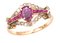 Edwardian Ruby and Diamond Cluster Ring, 1910s, Image 1