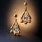 Victorian Aquamarine and Yellow Gold Dangle Earrings, Set of 2, Image 6