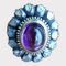 Bague cabochon victorienne en améthyste et diamant taille rose. 19ème Siècle, 1850 3