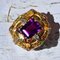 Modernistischer Jugendstil Amethyst Ring mit Emaille und Diamanten, 1900er 13