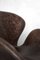 Chaise Swan Mid-Century en Cuir Marron par Arne Jacobsen pour Fritz Hansen, Danemark, 1958 26