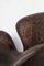 Chaise Swan Mid-Century en Cuir Marron par Arne Jacobsen pour Fritz Hansen, Danemark, 1958 12