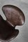 Mid-Century Modern Danish Brown Leather Swan Chair by Arne Jacobsen for Fritz Hansen, 1958, Image 10