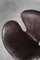 Chaise Swan Mid-Century en Cuir Marron par Arne Jacobsen pour Fritz Hansen, Danemark, 1958 14