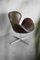 Chaise Swan Mid-Century en Cuir Marron par Arne Jacobsen pour Fritz Hansen, Danemark, 1958 7