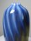 Vintage Smoked Glass Vase with Murano Soap Bubble Opaline, Image 2