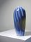 Vintage Smoked Glass Vase with Murano Soap Bubble Opaline, Image 8
