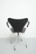 Silla de escritorio giratoria modelo 3217 de Arne Jacobsen para Fritz Hansen, años 50, Imagen 3