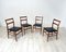 Leggera 646 Chairs by Gio Ponti for Cassina, 1950s, Set of 4 1