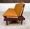 Modular Sofa TV 161 with Removable Seats in Teak & Woven Cane Including Cushion Pads and Ceramic Tray by Hans Olsen for Bramin, Denmark 1957, Image 35